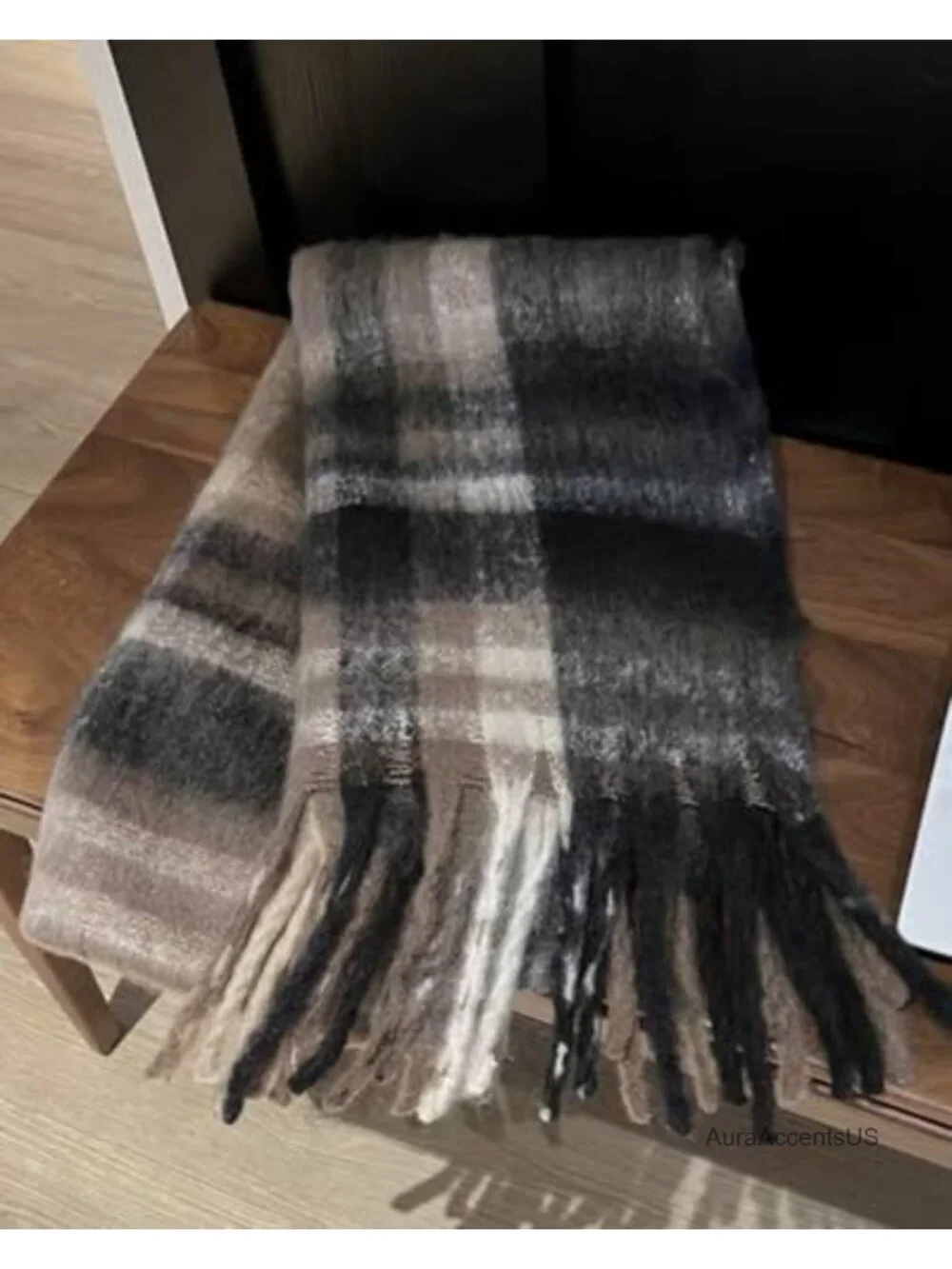 Oversized Winter Scarf for Women, Warm Thick Chunky Blanket Scarf, Soft Cozy